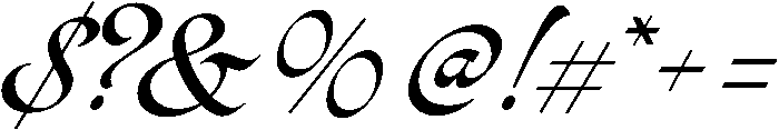Avantgarde-Regular otf (400) Font OTHER CHARS