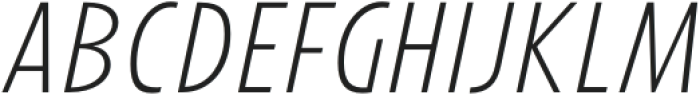 Avanti Extra Light Italic otf (200) Font UPPERCASE