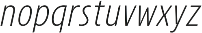 Avanti Extra Light Italic otf (200) Font LOWERCASE