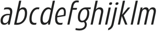 Avanti Light Italic otf (300) Font LOWERCASE