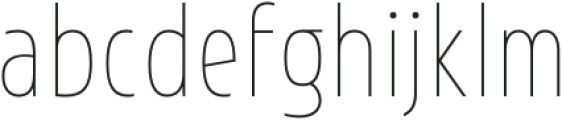 Avanti Thin otf (100) Font LOWERCASE