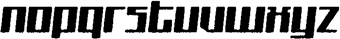 Avantra Circular Eroded Italic otf (400) Font LOWERCASE