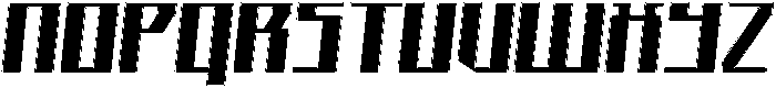 Avantra Circular Rimmed Italic otf (400) Font UPPERCASE