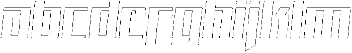 Avantra Outline Italic otf (400) FONT