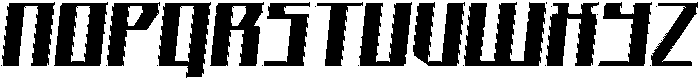 Avantra Rimmed Italic otf (400) Font UPPERCASE