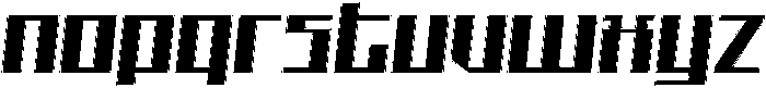 Avantra Rimmed Italic otf (400) Font LOWERCASE