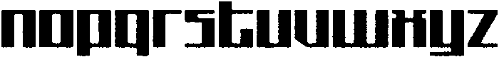 Avantra Rounded Eroded otf (400) Font LOWERCASE