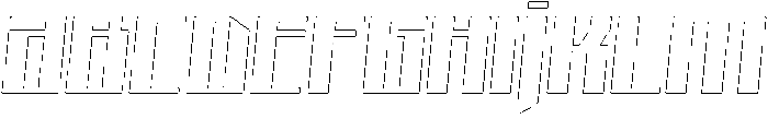 Avantra Rounded Outline Italic otf (400) Font