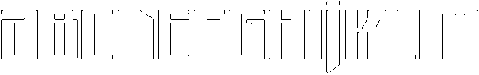 Avantra Rounded Outline otf (400) Font UPPERCASE