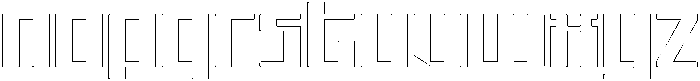 Avantra Rounded Outline otf (400) Font LOWERCASE