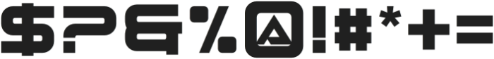 Avaqev Bold Regular otf (700) Font OTHER CHARS