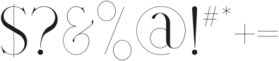 Avarice Style 1 otf (400) Font OTHER CHARS