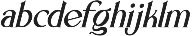 Avariella Italic otf (400) Font LOWERCASE