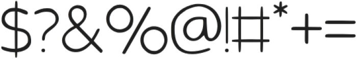 Avarta Regular otf (400) Font OTHER CHARS