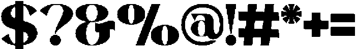 Avathor Type Black otf (900) Font OTHER CHARS