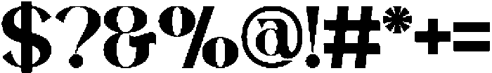 Avathor Type Bold otf (700) Font OTHER CHARS