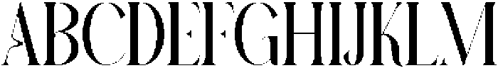 Avathor Type Light otf (300) Font UPPERCASE