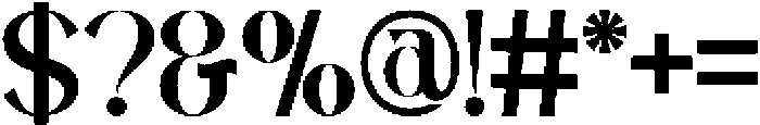 Avathor Type Medium otf (500) Font OTHER CHARS