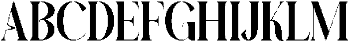 Avathor Type Medium otf (500) Font UPPERCASE