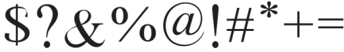 Avazola Regular otf (400) Font OTHER CHARS