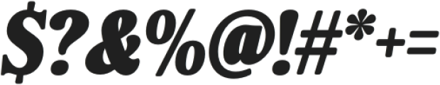 Aveburg Grande Condensed Italic otf (400) Font OTHER CHARS