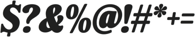 Aveburg Grande SemiCondensed Italic otf (400) Font OTHER CHARS