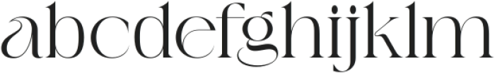 Avegaer ttf (400) Font LOWERCASE