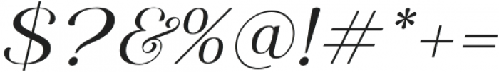 Avegas Royale Italic otf (400) Font OTHER CHARS