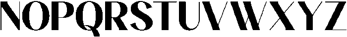 Avehope Bold otf (700) Font UPPERCASE