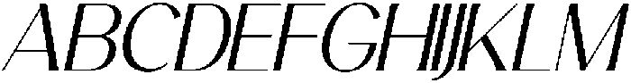 Avehope Light Italic otf (300) Font