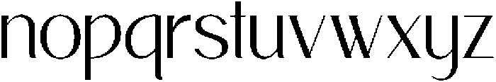Avehope Light otf (300) Font LOWERCASE