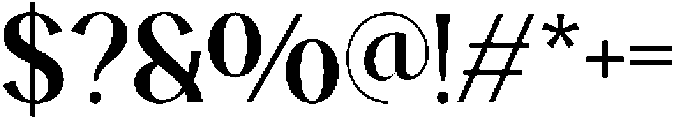 Avehope Medium otf (500) Font OTHER CHARS