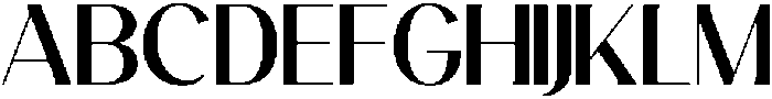 Avehope Medium otf (500) Font UPPERCASE