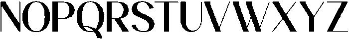 Avehope Medium otf (500) Font UPPERCASE