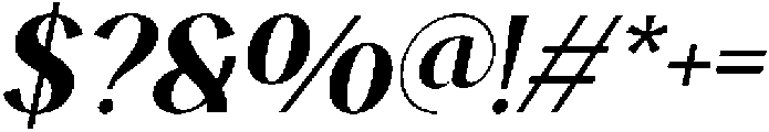 Avehope Semi Bold Italic otf (600) Font OTHER CHARS