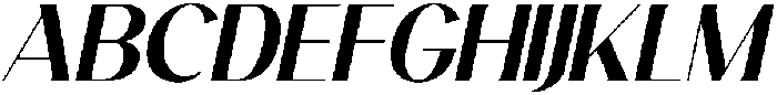 Avehope Semi Bold Italic otf (600) Font UPPERCASE