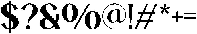 Avehope Semi Bold otf (600) Font OTHER CHARS