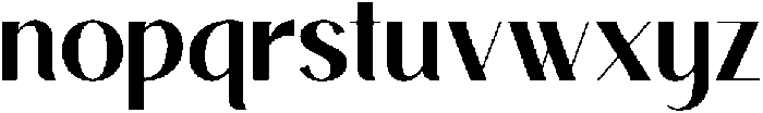 Avehope Semi Bold otf (600) Font LOWERCASE