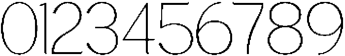 Avehope Thin otf (100) Font OTHER CHARS