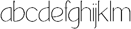 Avehope Thin otf (100) FONT