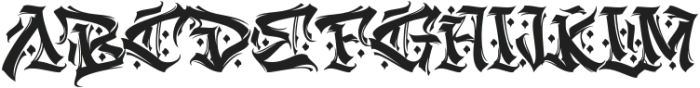 Aveinatortia-Regular otf (400) Font UPPERCASE