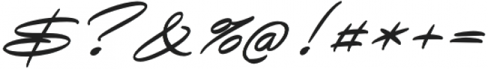 Avelana Medium Italic otf (500) Font OTHER CHARS