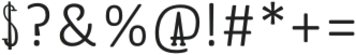 Avelia Lineart Regular otf (400) Font OTHER CHARS