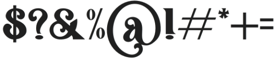 Avelines-Regular otf (400) Font OTHER CHARS