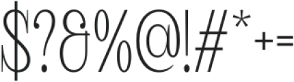 Avelion-Regular otf (400) Font OTHER CHARS