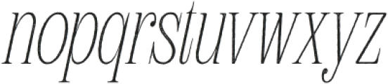 Avelion Stamp Italic otf (400) Font LOWERCASE