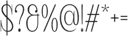 Avelion Stamp otf (400) Font OTHER CHARS
