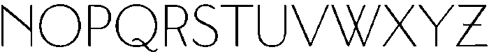 Avelisse Regular otf (400) Font UPPERCASE