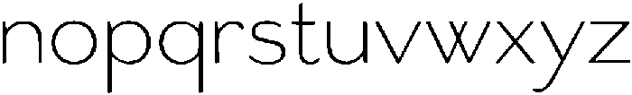 Avelisse Regular otf (400) Font LOWERCASE