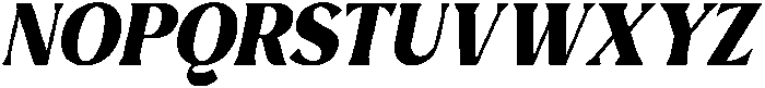 Avella Black Italic otf (900) Font UPPERCASE